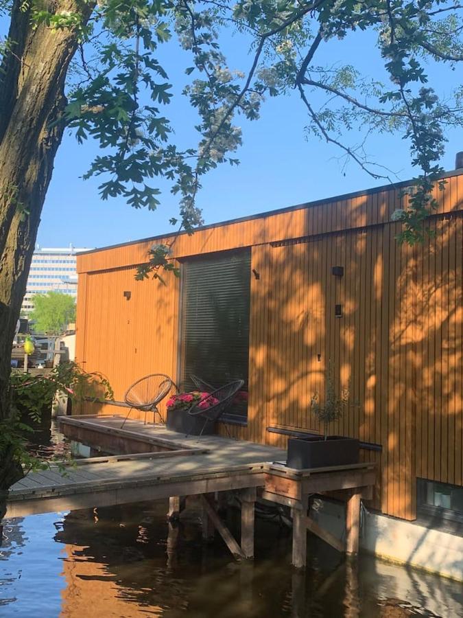 Beautiful Amstel Houseboat Apartment Amsterdam Exterior photo